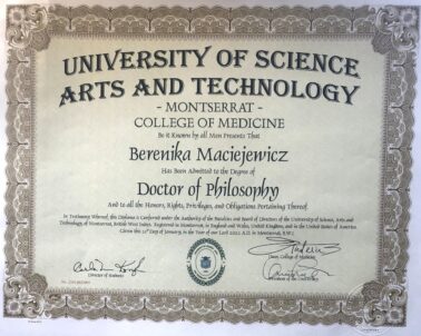 Berenika Maciejewicz PhD Biomedical Engineering Triple Dr Neuroscience Einstein Medical Institute